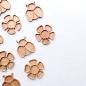 Eco wooden baby/kids flower & ladybird plates available now at bluebrontide.com            