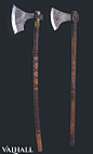 Bearded Axes, Roger Perez : Bearded Viking Axes for the upcoming Battle Royale game Valhall from developer Blackrose Arts