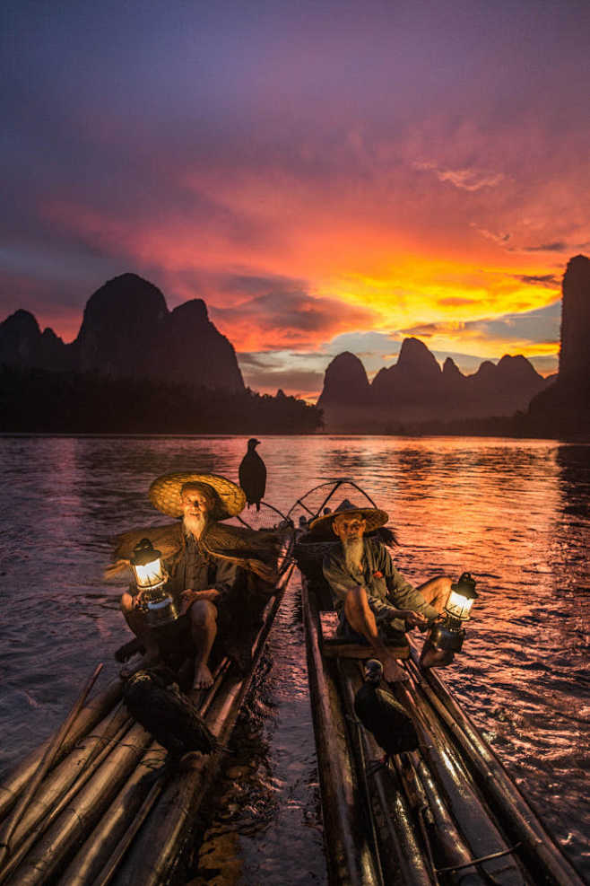 Sunset at Li River,G...