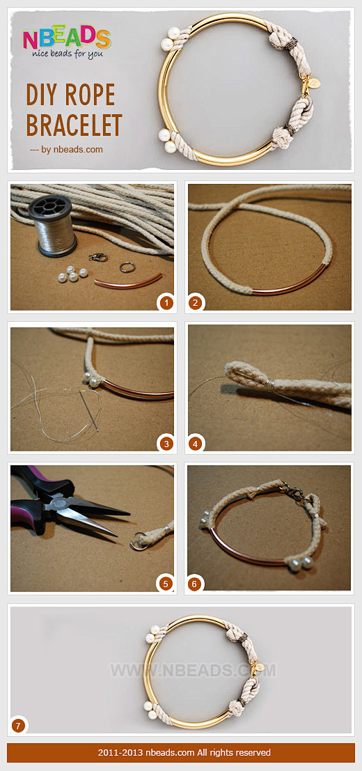  DIY手链绳教程