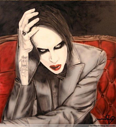 Evacheung_HaHa采集到摇滚魔王Marilyn Manson