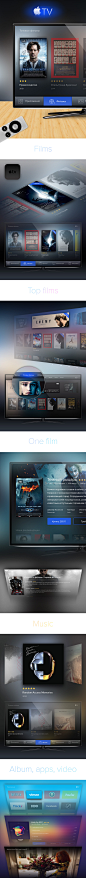 AppleTV concept on Behance