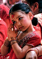 尼泊尔小女孩