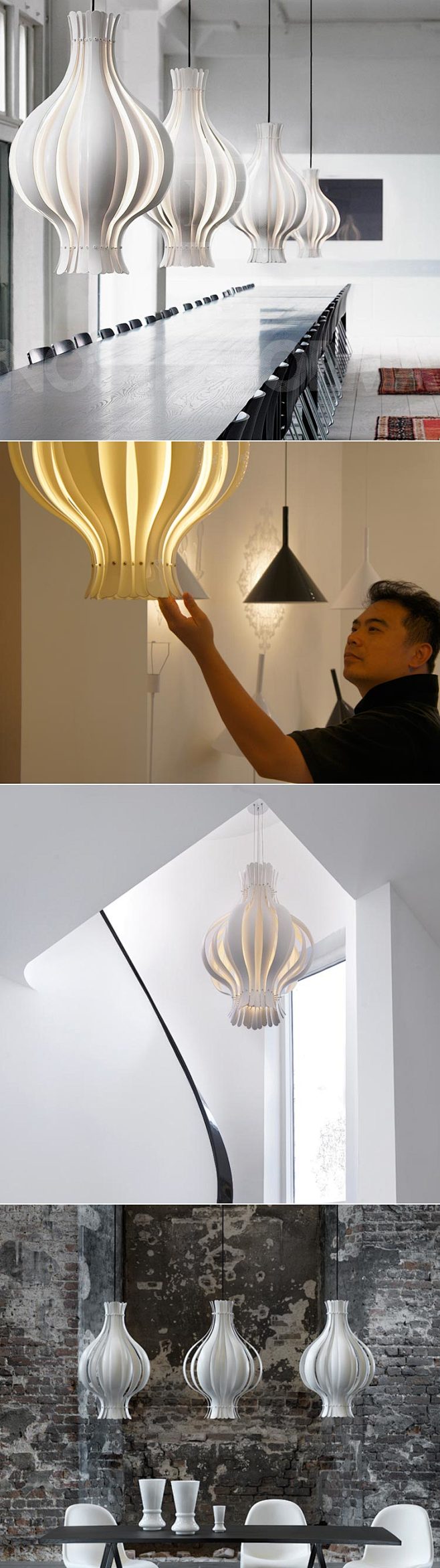 【洋葱吊灯】
丹麦著名家具设计师维奈•潘...