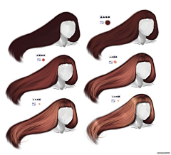 Ni懂否采集到 百家人体结构画法 之 头发-发型