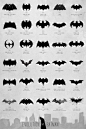 Evolution of Batman 《蝙蝠侠》logo进化史！ (BY Calm The Ham) （转）