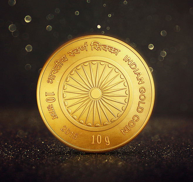 INDIAN GOLD COIN - W...