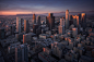 Aerial Cityscape: Los Angeles on Behance