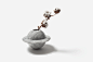 “土星”花瓶来自韩国设计师Kim HyunJoo