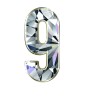 钻石水晶数字00010