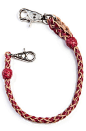 Holliday Rein Leather Braided in Silver and Ox Blood - Karmaloop.com