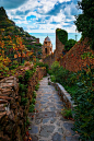 Stone Path, Cinque Terre, Italy photo via linda