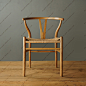 [摆设 西洋镜]经典设计Y型椅欧式圈椅Y chair实木餐椅扶手椅6折