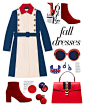 "fall fashion dress" by licethfashion ❤ liked on Polyvore featuring Yves Saint Laurent, Gucci, Cutler and Gross, Charlotte Russe, J.Crew, polyvoreeditorial and licethfashion