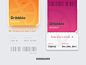 Dribbble Invitation Ticket UI元素 矢量素材 版式设计_UI设计_App界面