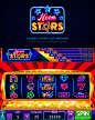 Neon Stars Slot Machine : Classic Casino Slot Machine for Infiapps LTD.