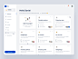 Dashboard webdesign product web workspace app architecture web app overview cards card interior minimal design ux ui dashboard