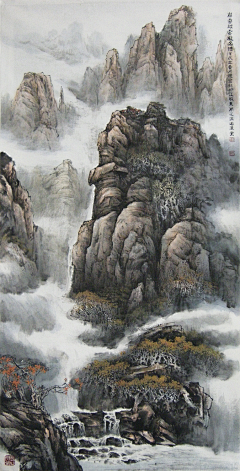 ∑点虫虫≯采集到国画山水