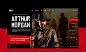 Red Dead Redemption 2 Website Concept Design : Web concept of the open world videogame set in West Red Dead Redemption 2.I'm a big fan of this saga.This personal videogame seems to me a very good story, an incredible soundtrack, excellent characters and, 