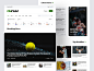 OnField - Sports News Website by Akmal⚡ for Pickolab Studio on Dribbble