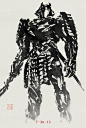 【海报收藏馆】《金刚狼2》发布水墨风人物海报 7月26日北美上映