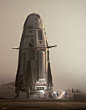 ArtStation - M.A.V. Mars Ascent Vehicle for “The First” , Alex Nice