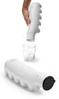 Polar Bear Ice Tray - Simply fill it like a water bottle, then give it a light bang on the counter and shake out the ice.