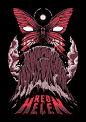 SA Metal // Band Shirt Graphics : A small collection of recent illustrations I did in the South African metal music scene. The Treehouse Burning and Red Helen graphics were done for the individual bands, respectively, whereas the Metal 4 Africa graphic wa