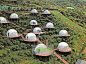 China 12 Geodesic Dome Tent Houses are Designed & Built - Wugong Mountain Resort supplier