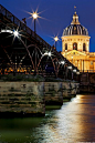 Pont des Arts and Institut de France - Paris