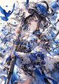 smithanthony._anime_girl_holding_a_sword_in_blue_flowers_in_the_79ebc727-17ca-4f34-8616-3fbf5ed0e52c.png (912×1296)