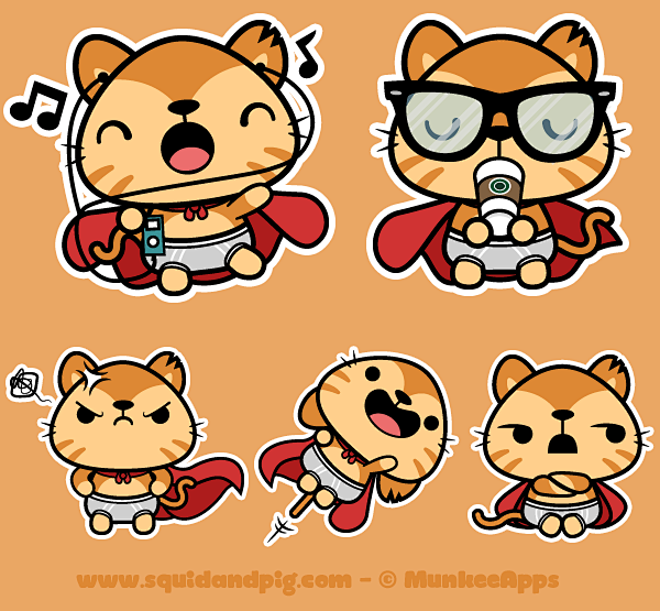 Supergato Stickers f...