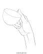 手的各种角度姿势之喝茶（上）_形体 _T2018822 #率叶插件，让花瓣网更好用#