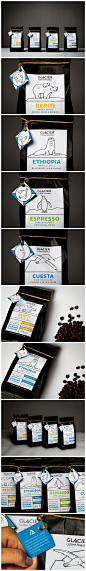 Glacier Roasters咖啡包装设计