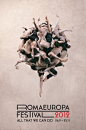 Romaeuropa Festival Poster, by DLVBBDO, Milan, Italy 设计 平面 排版 海报 版式 design poster #采集大赛# #平面##海报#【之所以灵感库】 
