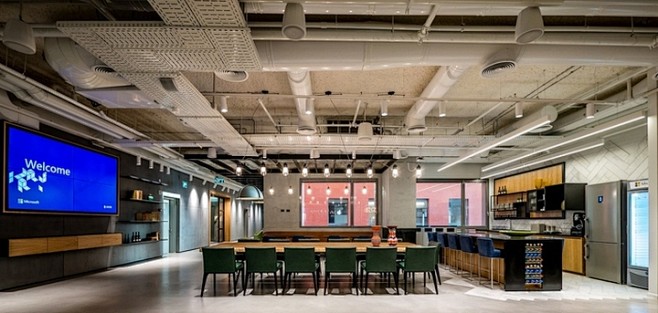 微软以色列Herzliya办公室空间设计...