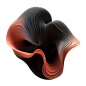 3D科幻波浪扭曲科技艺术抽象立体几何图形主视觉PNG免抠图片素材