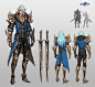 ArtStation - Blade X lord Characters 1, Bluezima : Dong-Wook Shin