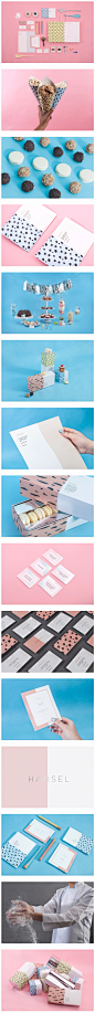 烘焙甜品品牌HÄNSEL形象和包装设计 小吃VI设计 VI VIS 平面设计 名片 食品VI 包装 #素材# #Logo#