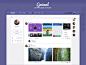 Gwimal profile page concept : Concept Profile upcoming social network Gwimal