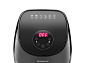 Amazon.com: AIGEREK ARK-200BE Digital Healthy Airfryer, Electric Oil Free Power Air Fryer with Fried Air, Up to 80% Less Fat, Smart Touch Screen, Accurate Temperature Control, Black, 3.2-Liter: Kitchen & Dining