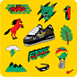 air max ILLUSTRATION  lettering Nike sticker Street