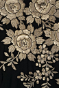 Detail of embroidery on black silk kimono, Japanese, ca. 1920-40, KSUM 1990.35.3 ab.: