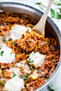 Easy Skinny Skillet Lasagna | Life Made Sweeter