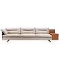 GranTorino 3 Seater Sofa Large Sofa High Arms Poltrona Frau