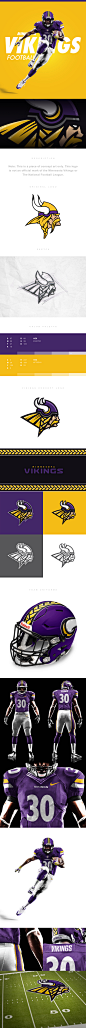 Minnesota Vikings Rebrand Concept : Note: This is a piece of concept art only. This logo is not an official mark of The Minnesota Vikings or the National Football League.