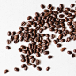 俯视咖啡豆
