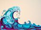 Quilled Waves  