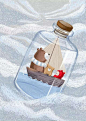 B.RKIDS少儿童趣插画 : B.RKIDS儿童故事插画，讲述的是可爱的小兔子与大熊之间童趣生活的故事。画距联盟出品