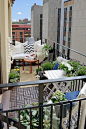 I love everything about this balcony! so perfect for a drinks with friends after dinner or coffee and reading in the morning.